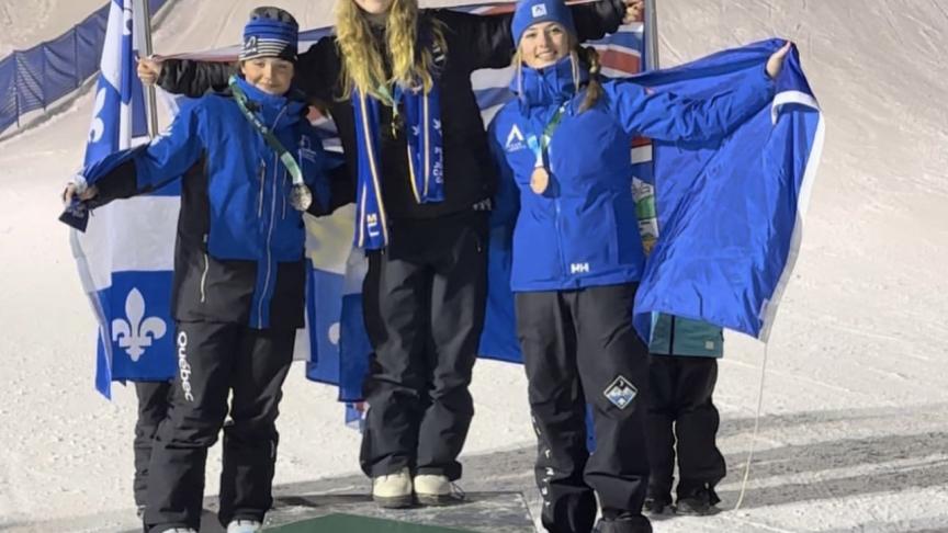 Podium, Big Air Canada Games